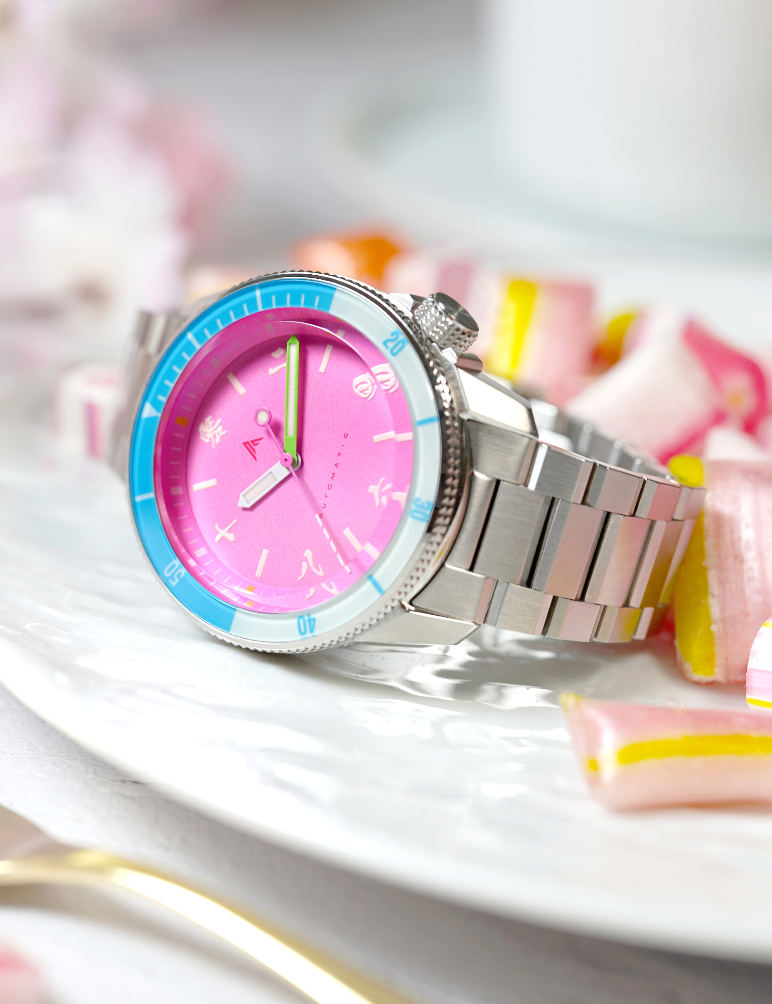 SHIRAHAMA 2 PRE-ORDER: CHERRY BLOSSOM KANJI with BRACELET