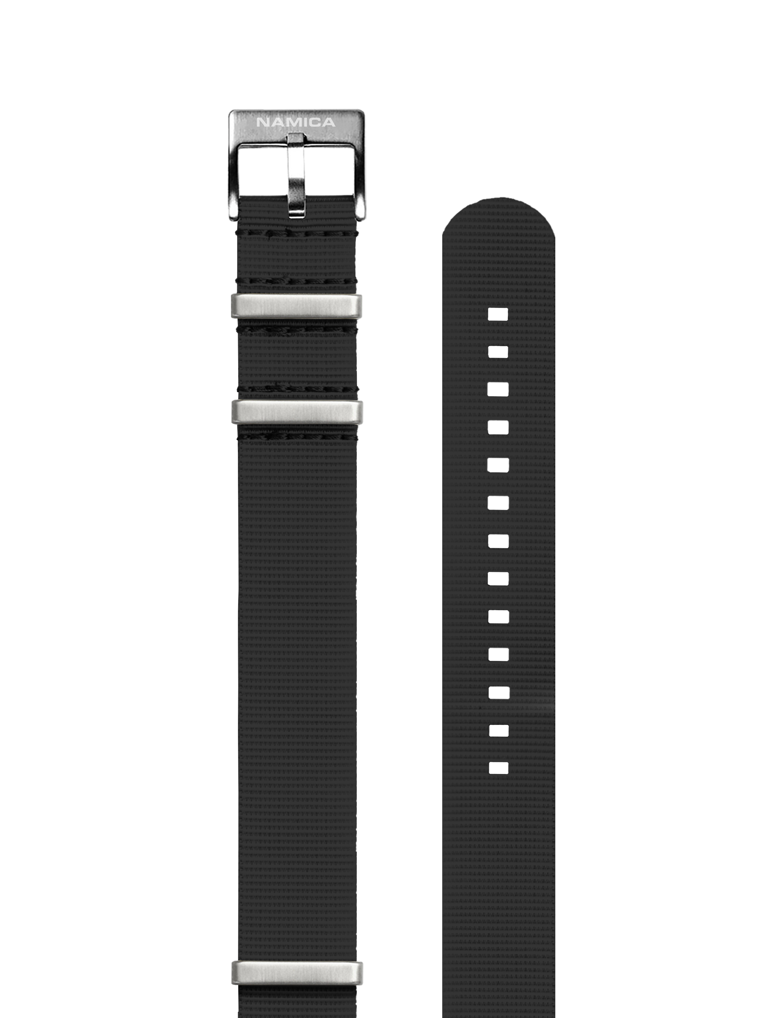 20MM SINGLE-PIECE NYLON STRAP BLACK PRE-ORDER