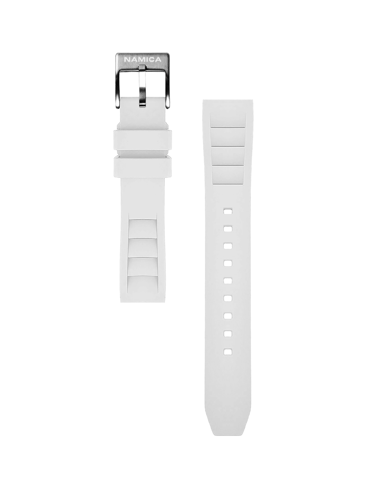 20MM VENTED RUBBER STRAP WHITE PRE-ORDER
