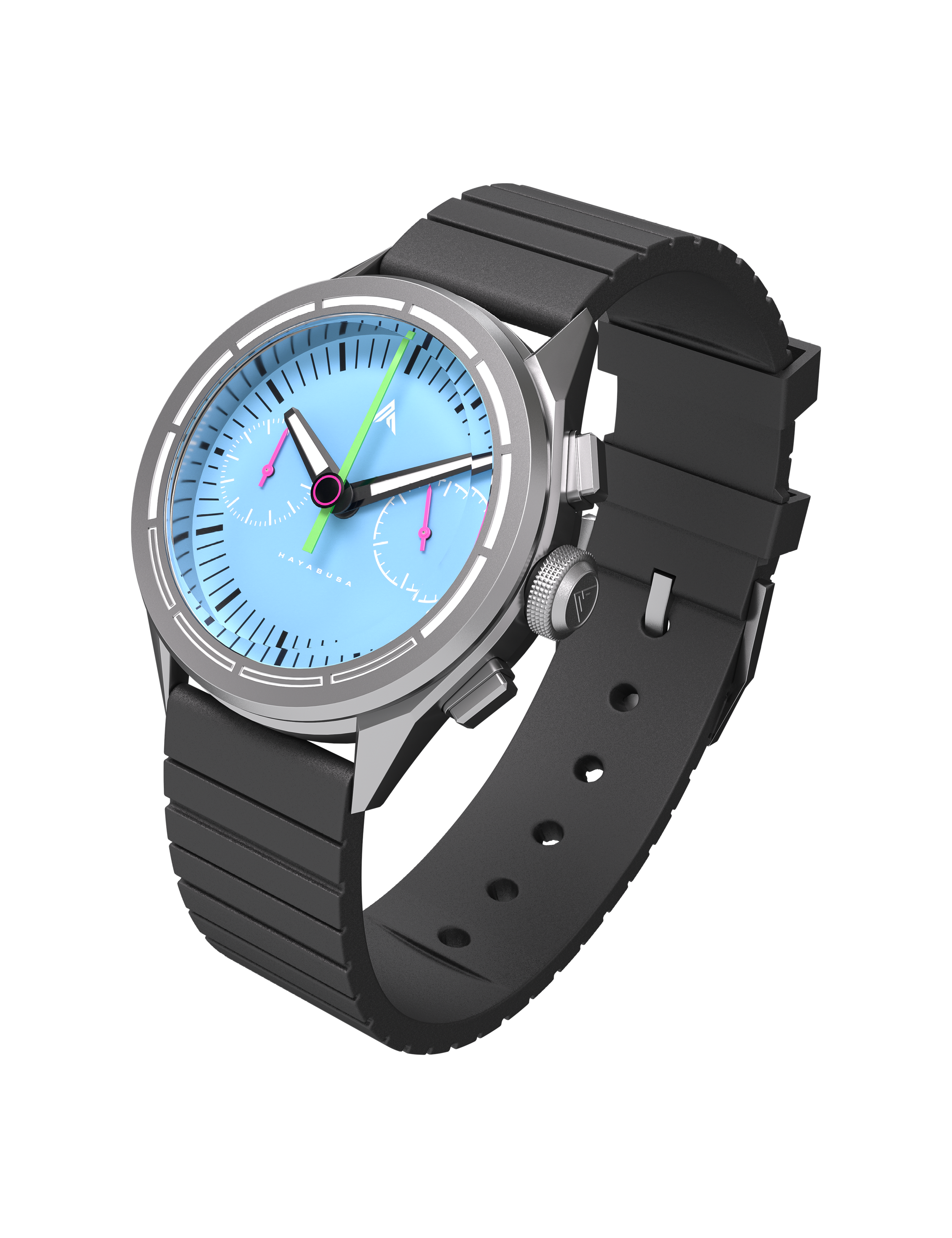 HAYABUSA: VAPOR BLUE / SILVER