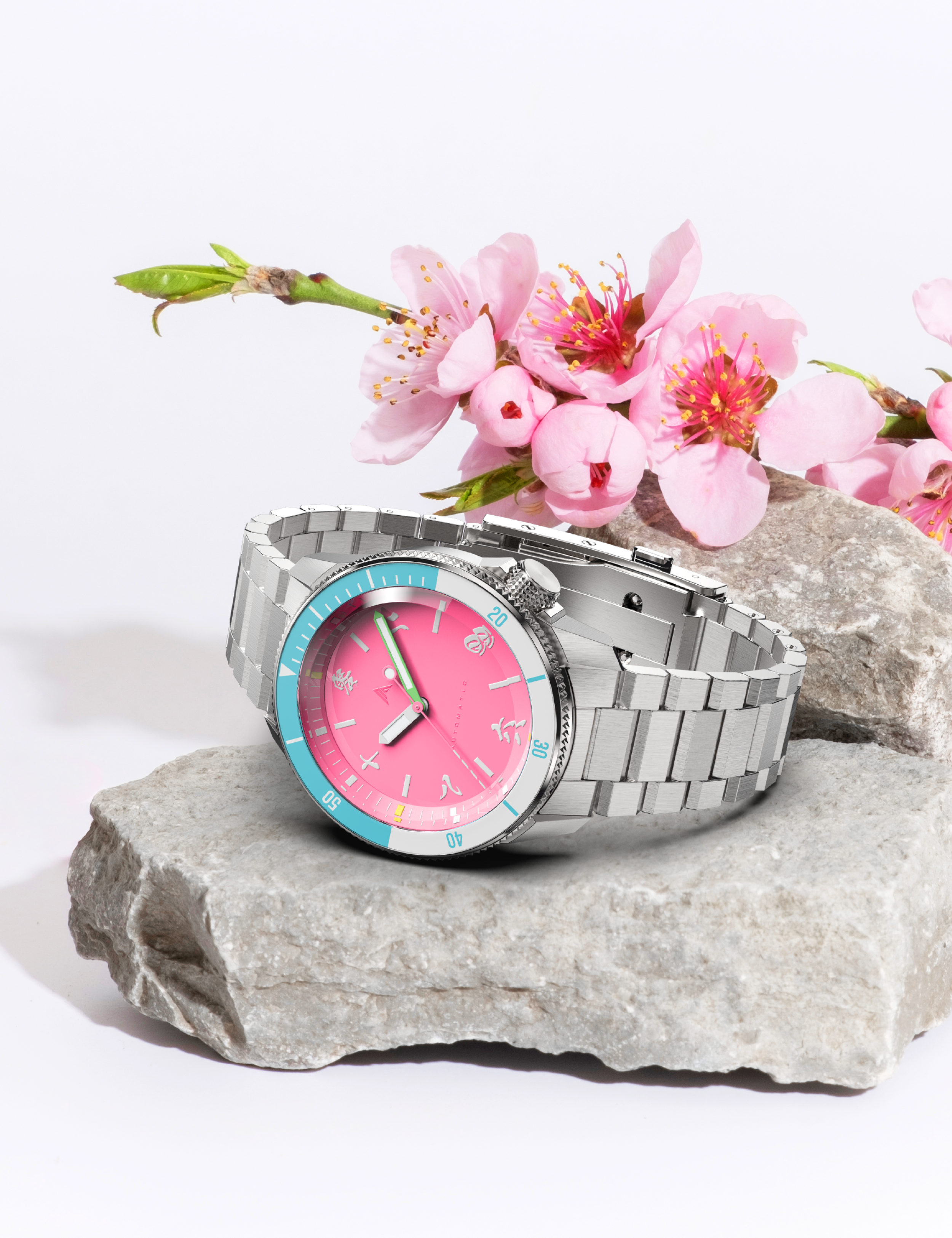 SHIRAHAMA 2 PRE-ORDER: CHERRY BLOSSOM KANJI with BRACELET