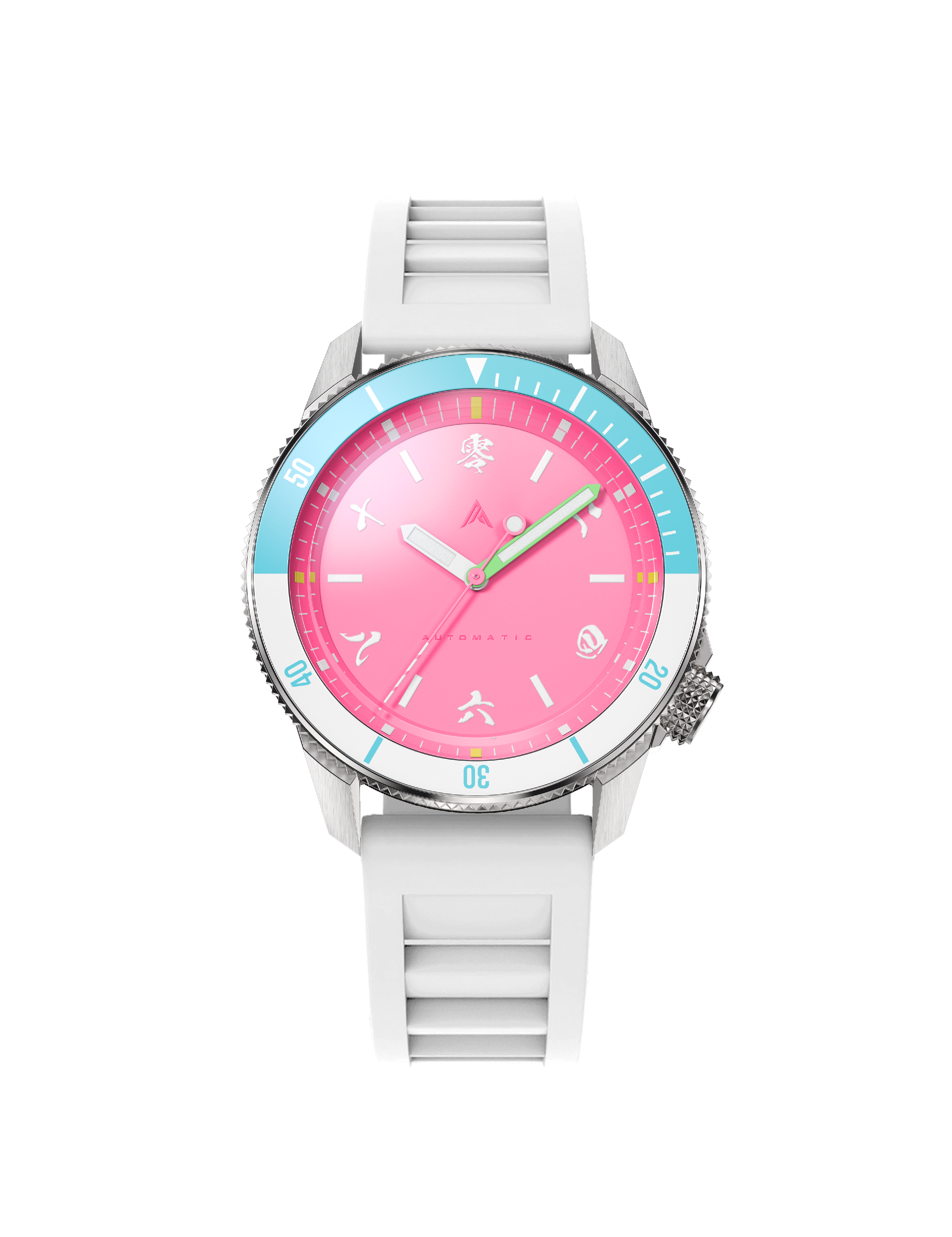 SHIRAHAMA 2 PRE-ORDER: CHERRY BLOSSOM KANJI with RUBBER STRAP